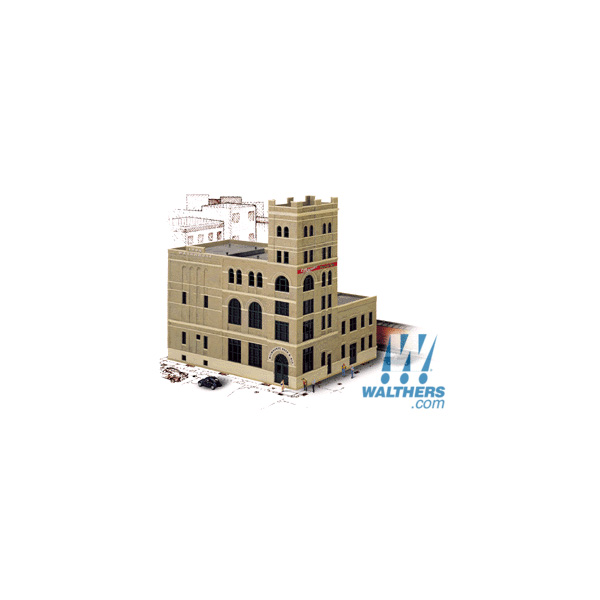 Walthers Cornerstone Milwaukee Beer & Ale Brewery - HO Scale