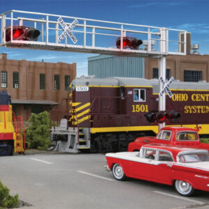 Walthers SceneMaster Modern Cantilever Grade Crossing Signal -- Two-Lane - HO Scale